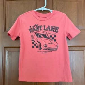 Turbo Fast Lane Graphic T-Shirt Boys Sz 5